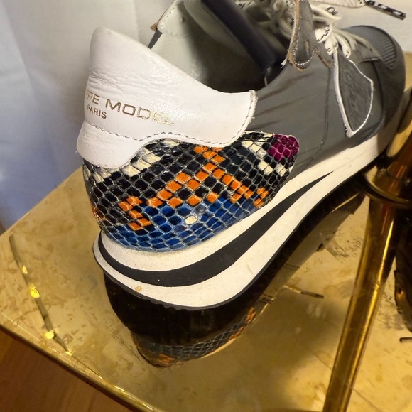 Philippe Model White and Multicolor Sneakers - Picture 5 of 10